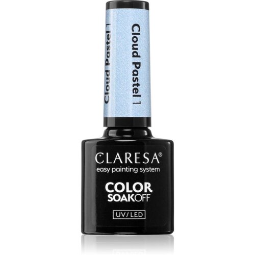 Claresa SoakOff UV/LED Color Cloud Pastel gel lak za nokte s kori&amp;scaron;tenjem UV/LED lampe nijansa 1 5 g Slike