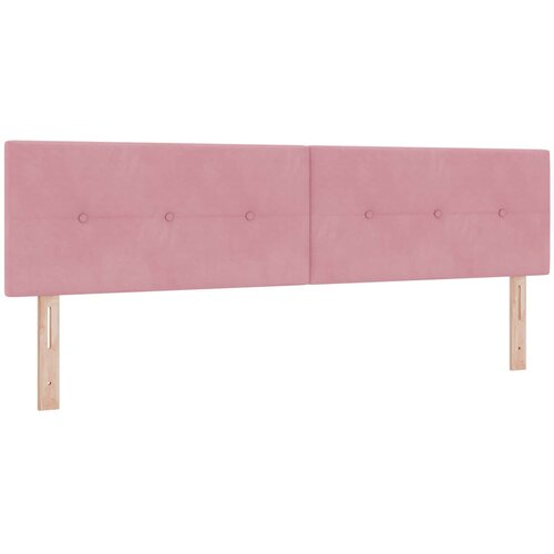  Krevet s od storage s uzglavljem 2 kom. Ružičasta 180 x 200 cm Slike