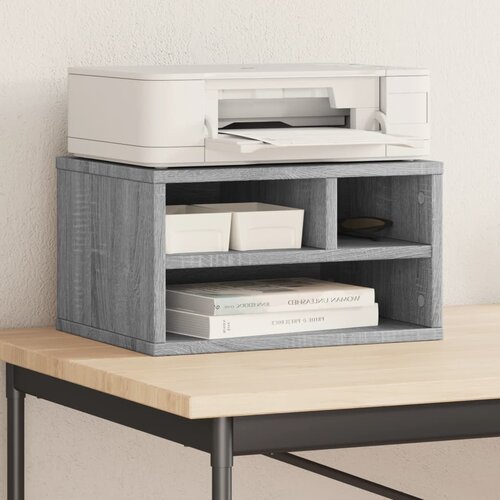 vidaXL Stalak za pisač siva boja hrasta 40x32x22,5cm konstruirano drvo Cijene