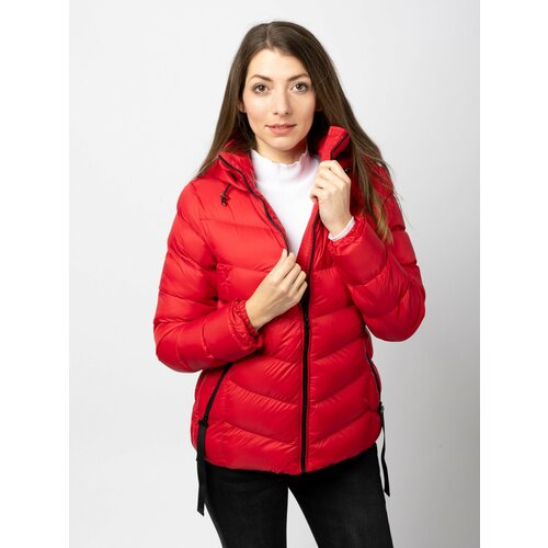 Glano Women's quilted jacket - red Slike