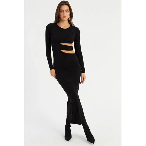 Cool & Sexy Ženska haljina LIK9, Crna Cene