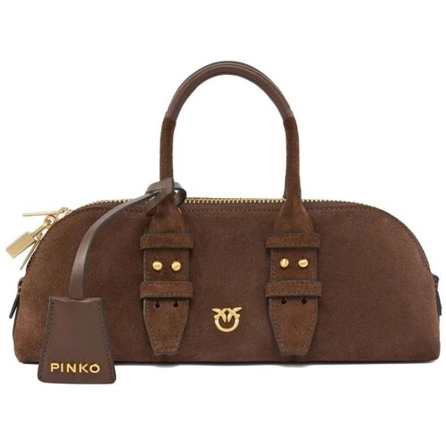 Pinko Športne torbe BOWLING BAG BAGUETTE SU Kostanjeva Cene