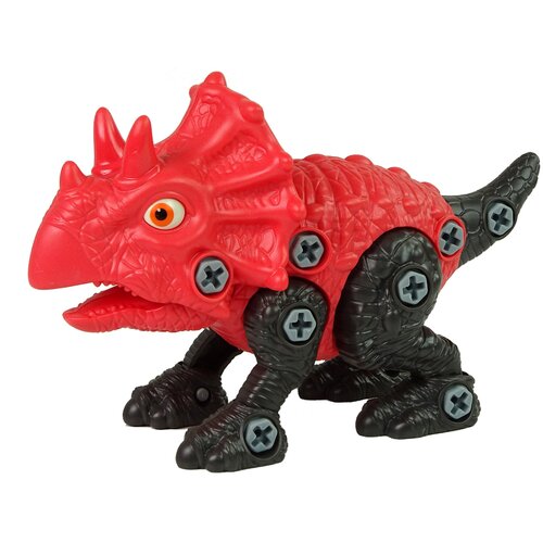 Lean Toys komplet dinozavrov triceratops z jajcem, diy izvijač Slike