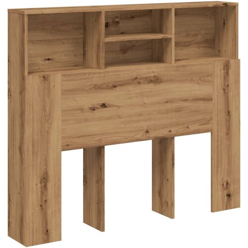Maison Chic vzglavna omarica - nočna omarica - posteljna omarica artisan hrast 120x19x103,5 cm inženirski les, (21707794) Slike