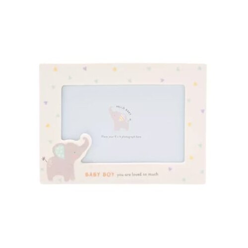 Widdop &amp;amp; Co. Hello Baby - Foto ram - Hello Baby, Elephant, Boy, 10x15 cm Slike