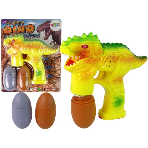  Dinosaur za pravljenje mjehurića od sapunice - žuta Slike