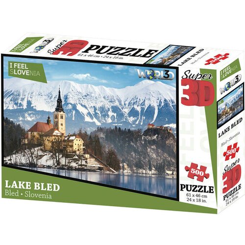 Prime 3d 500 delna 3D sestavljanka Bled 70801 Cene
