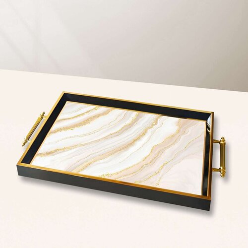 Aberto Design poslužavnik TPA10008 50 x 29 x 3,5 cm, &scaron;areni Cijene