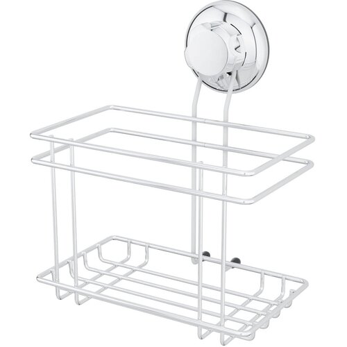 Compactor Metalna samoljepljiva kupaonska polica u srebrnoj boji Bestlock Bath &amp;ndash; Slike