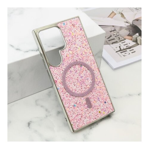  Futrole glam glow magsafe za samsung s928b galaxy s24 ultra 5g roze ( F121225 ) Cene