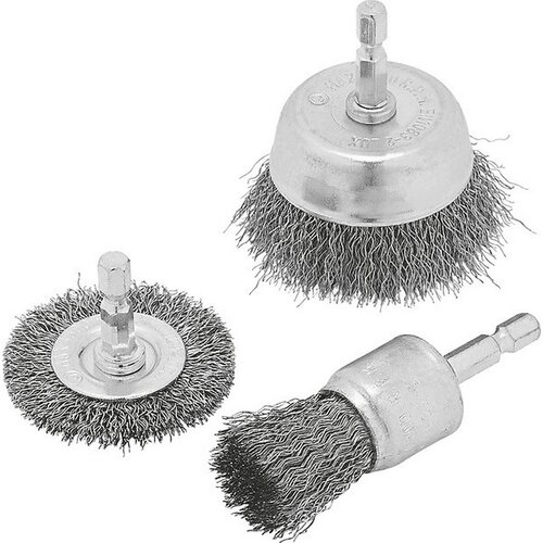 Lux Tools Četka za bu&amp;scaron;ilicu 3-DJELNI SET OD ČELIKA Slike