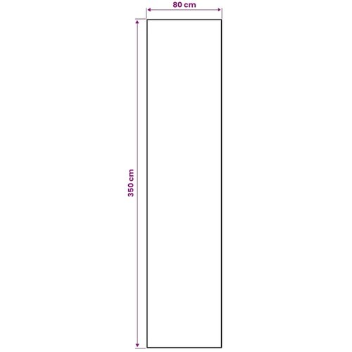  Traka za tepih ORIZ 1150 gsm Crni mrežasti uzorak - Crni dijamantni uzorak 80 x 350 cm Slike