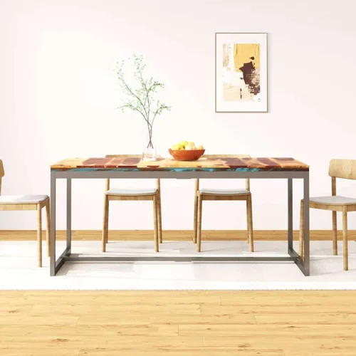  Jedilna miza trden palisander in jeklo 180 cm, (20711153)