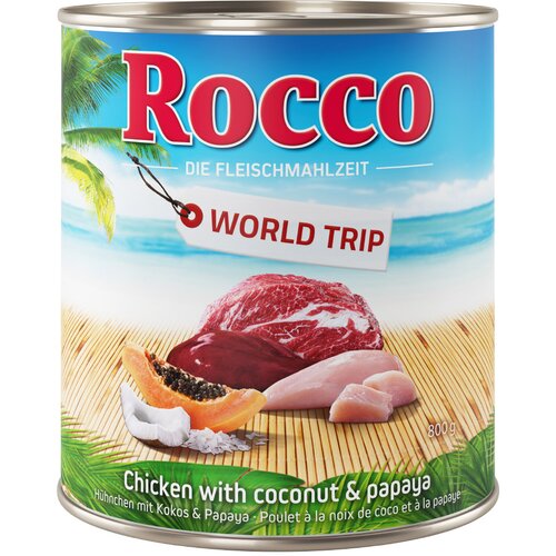 Rocco put svijetom: Jamajka - Piletina s kokosom i papajom 24 x 800 g Cijene