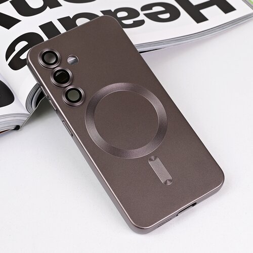  Torbica Magsafe Chrome za Samsung S921B Galaxy S24 siva Slike