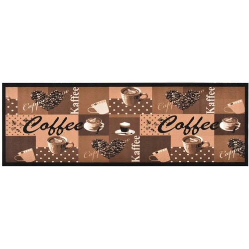 vidaXL Kuhinjska preproga pralna Coffee rjava 60x180 cm Cene