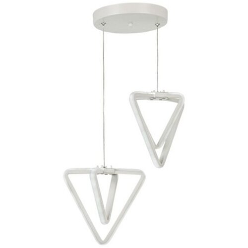 VISILICA Bela kovinska LED viseča svetilka ø 20 cm Baris – Cene