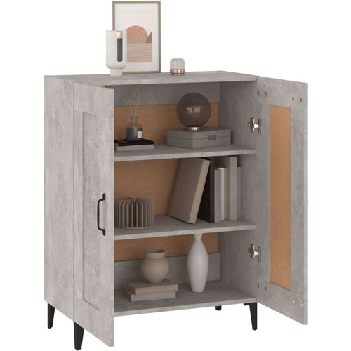  Komoda siva boja betona 69 5 x 34 x 90 cm od konstruiranog drva Slike