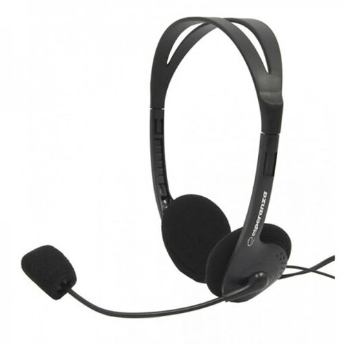 Esperanza EH102 headphones/headset Wired Head-band Calls/Music Black Slike