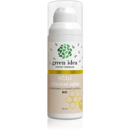 Green Idea Topvet Premium Včelí přírodní krém krema za zrelo kožo 50 ml