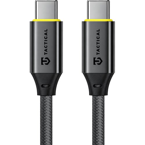 TACTICAL Fast Rope Aramid 2.0 pleten USB-C v USB-C kabel 100W črne barve dolžine 30cm Slike