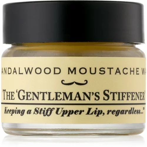 Captain Fawcett Moustache Wax The Gentleman's Stiffener vosek za brke Sandalwood 15 ml