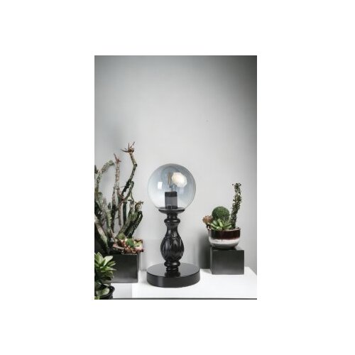 Opviq Stona lampa E27 Grlo, Crno-siva Cijene