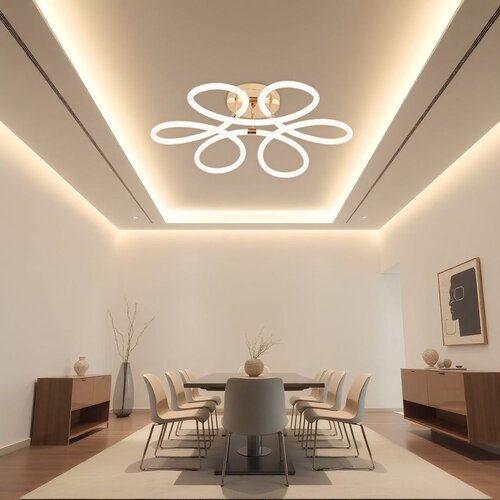 Toolight Moderna LED stropna svjetiljka G023-C Gold Slike