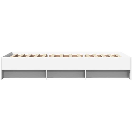 VidaXL okvir za krevet bijeli 100 x 200 cm konstruirano drvo Slike