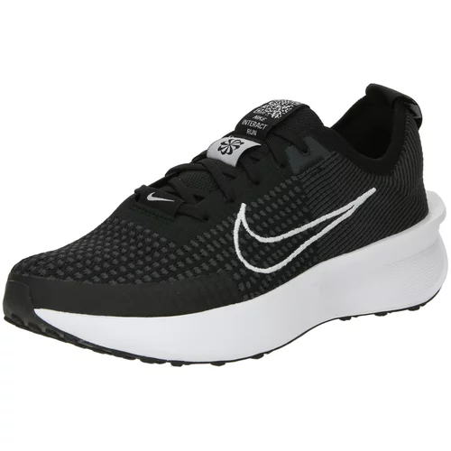 Nike Tekaški čevelj 'Interact Run' siva / črna / bela