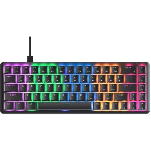 Rampage Tastatura žična gaming REBEL Low Profile mehanička crveni switch 38868 Cene