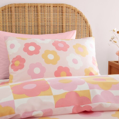 Catherine Lansfield Dječja posteljina za krevet za jednu osobu 135x200 cm Retro Daisy &amp;ndash; Slike