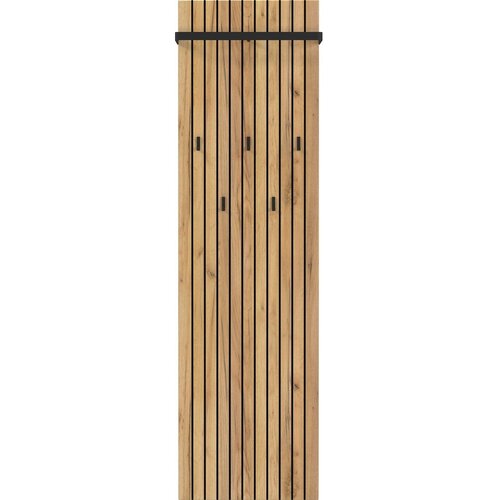Germania Stenski obešalnik v hrastovem dekorju v naravni barvi 46 cm Libbiano – Cene