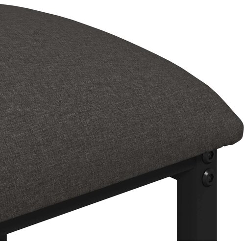  stolica Tamnosiva 40 x 32 x 64 cm Konstruirano drvo Slike