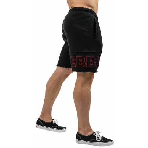 NEBBIA Gym Sweatshorts Stage-Ready Black M Fitness hlače