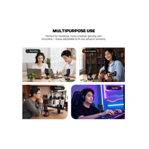 Fantech mikrofon wireless WMCX01 leviosa wave beli Slike