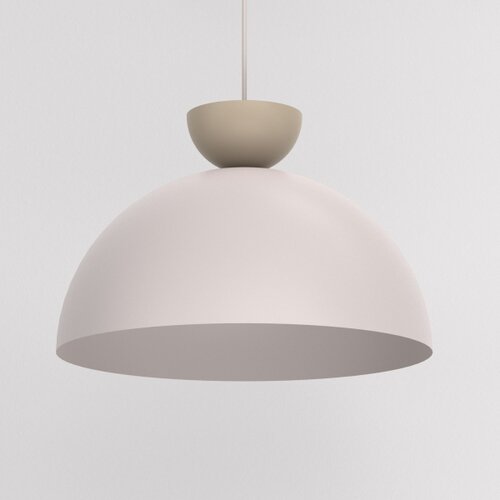  Luster na sajli NEVIS 1xE27/15W/230V, prečnik 38 cm, krem Slike
