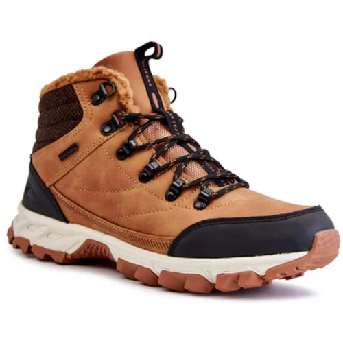 Kesi Men's Warm Boots Trekking Shoes Cross Jeans KK1R4021C Camel