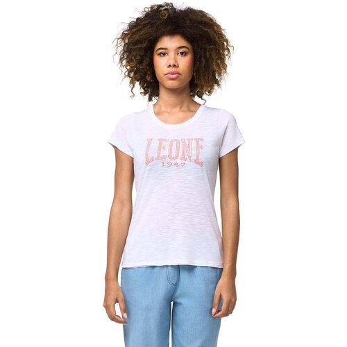 Leone 1947 Majice s kratkimi rokavi Woman T-Shirt Short Sleeves Bright Bela Cene