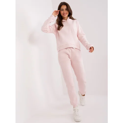 Fashion Hunters Light pink basic set with sweatshirt