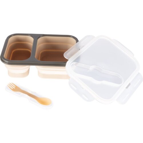 Zopa Silicone Lunch Box Large jedilni set Sand Beige 21x15 cm 1 kos Cene