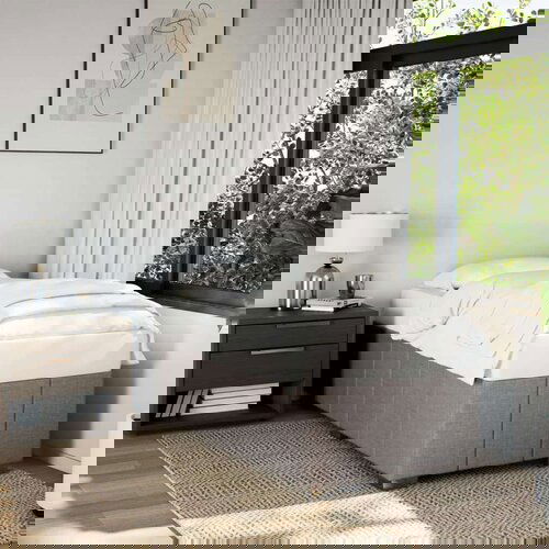 vidaXL Posteljni okvir taupe 90x200 cm blago Cene