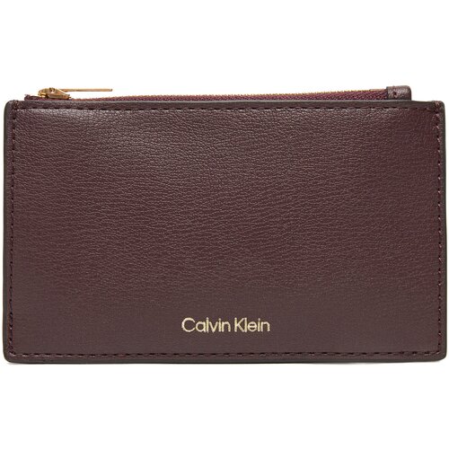 Calvin Klein Velika ženska denarnica Foil Logo Top Zip Cardcase LV04F1090G Bordo rdeča Cene