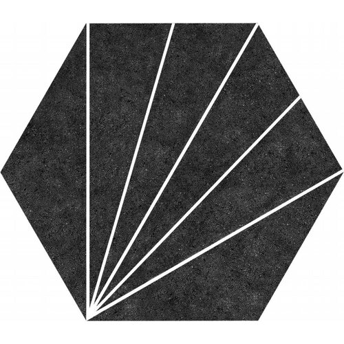 Aster Nero Hexagonal 22x25 Slike