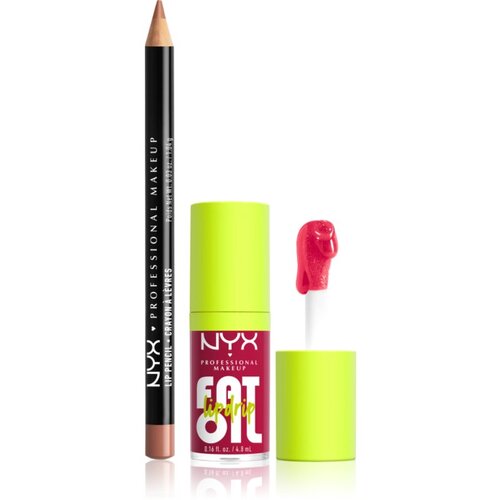 NYX Professional Makeup Fat Oil Lip Drip set za ustnice 2 kos Cene