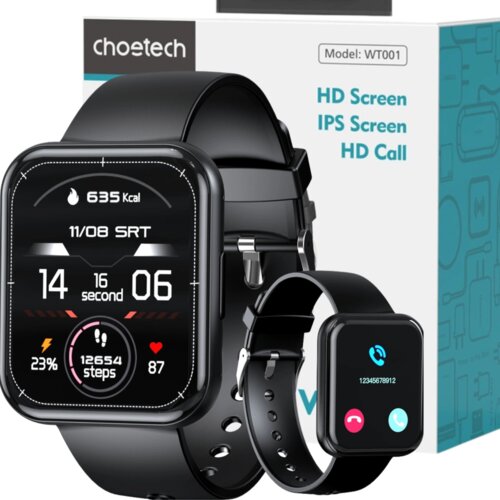 Choetech pametna ura WT001 s odzivom na klice IP67 črna, (21910337) Cene