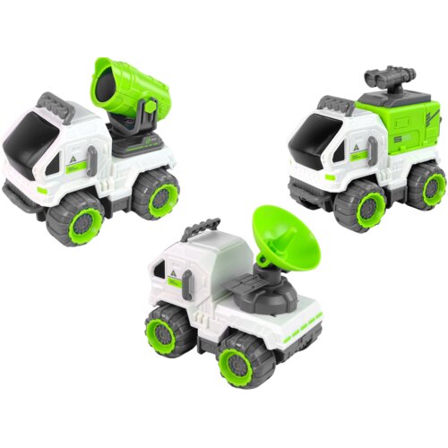  Set svemirskih vozila 6 u 1 Rover - zeleno/bijeli Slike
