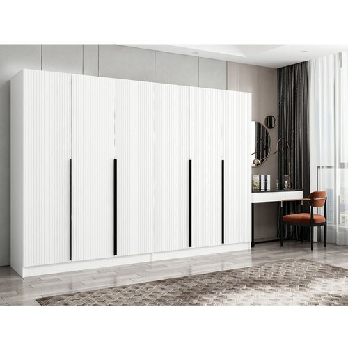 Woody Fashion Ormar Kale Plus-7787, 270x210x52 cm, Bijela Cene
