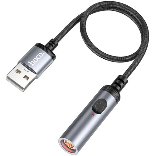 Hoco. adapter za upaljač na USB A konektor UA30 30 cm - crni Slike