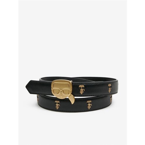 Karl Lagerfeld Black Women&amp;#039;s Leather Belt - Women Slike